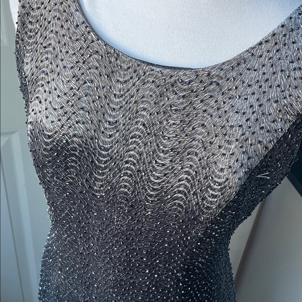Jovani Shimmering Black Maxi Dress